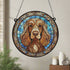 Cocker (Working) Brown Stained Glass Effect Suncatcher